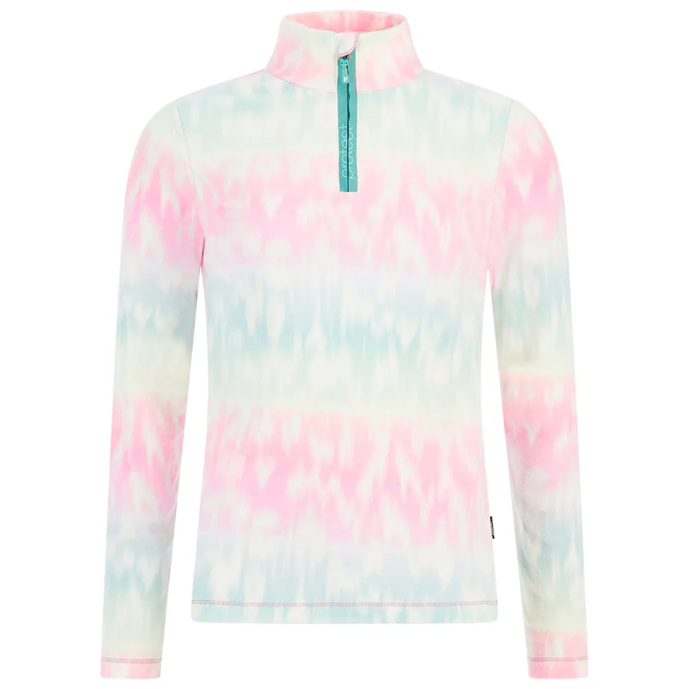 Protest Refuzzy Fleece Met Halve Rits Blauw