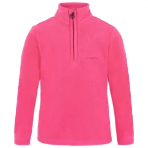 Protest Remutey Fleece Met Halve Rits Roze