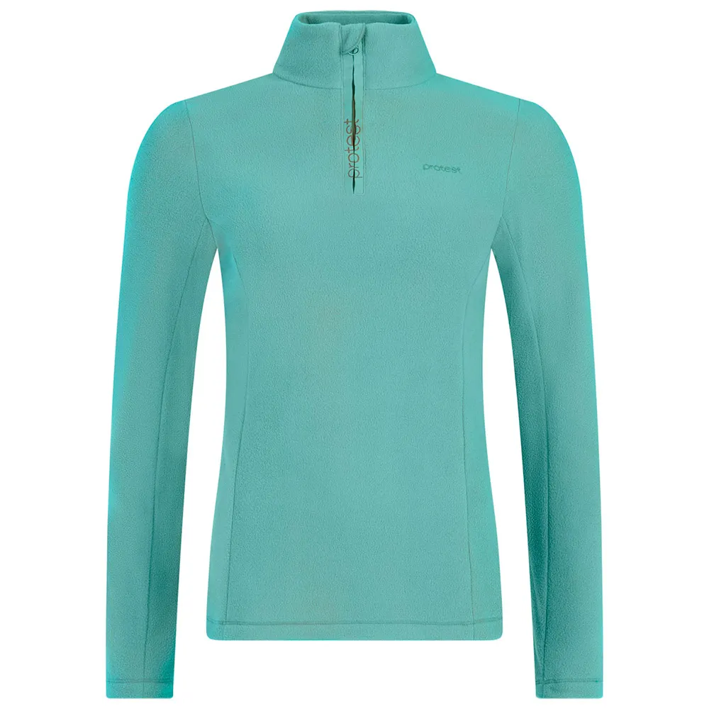 Protest Remutez Fleece Met Halve Rits Blauw
