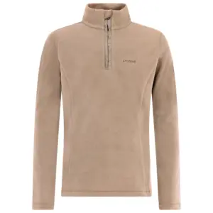 Protest Remutey Fleece Met Halve Rits Beige