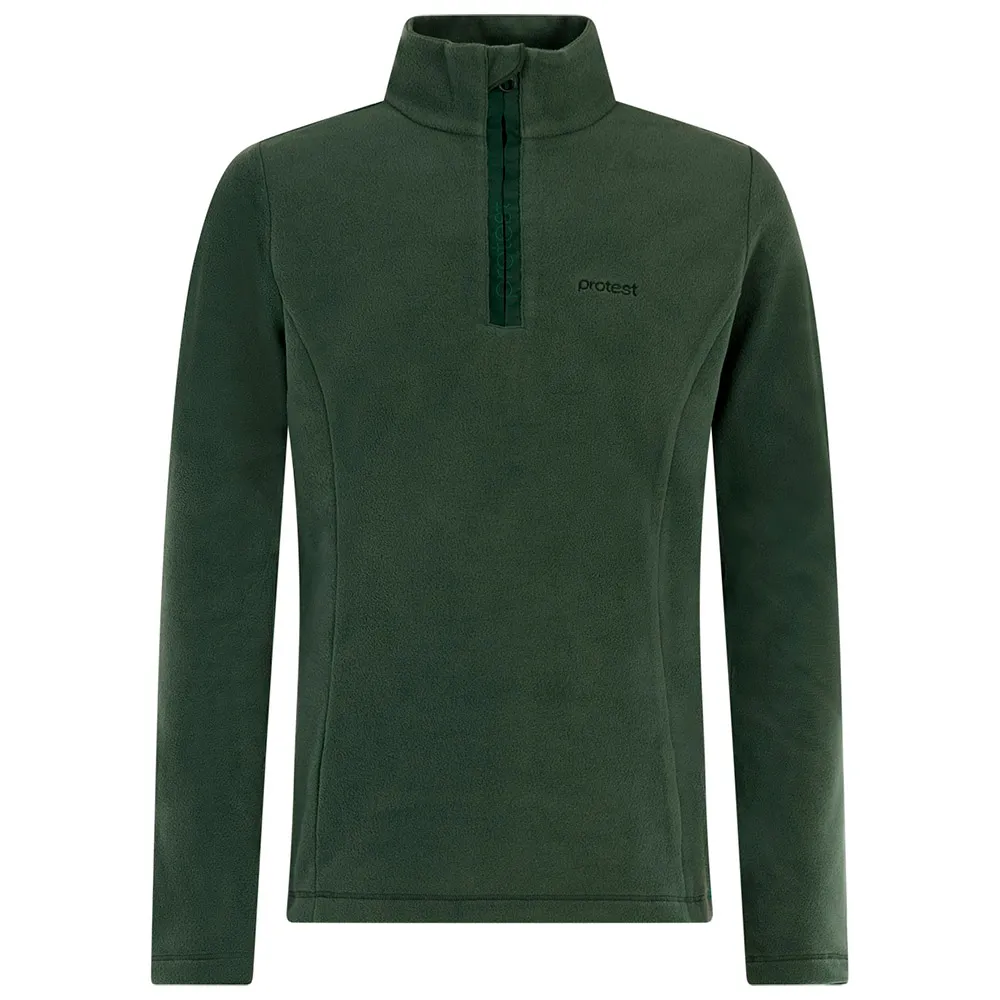 Protest Remutey Fleece Met Halve Rits Thyme