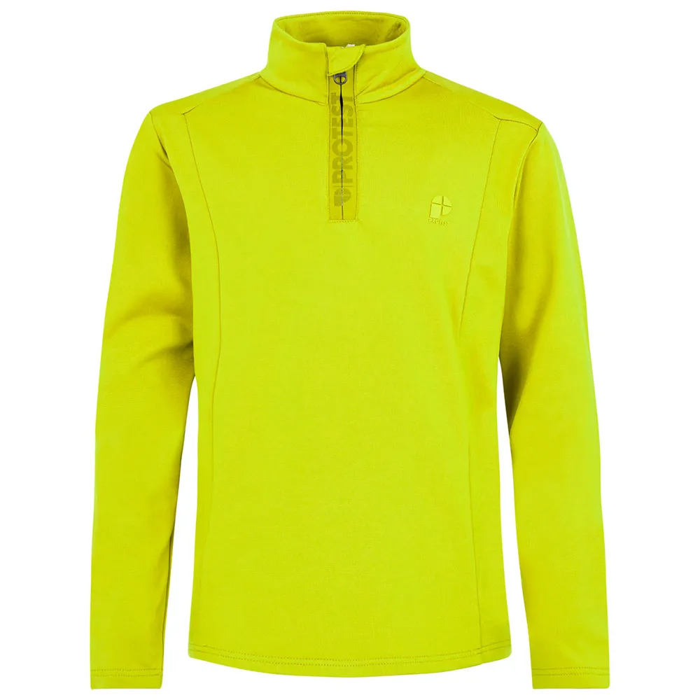 Protest Rewillowy Fleece Met Halve Rits Lime Splash