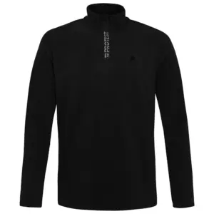 Protest Reperfecto Fleece Met Halve Rits Zwart