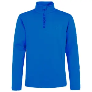 Protest Rewillowy Fleece Met Halve Rits Blauw