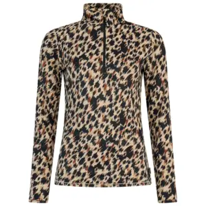 Protest Vessy Fleece Met Halve Rits Beige