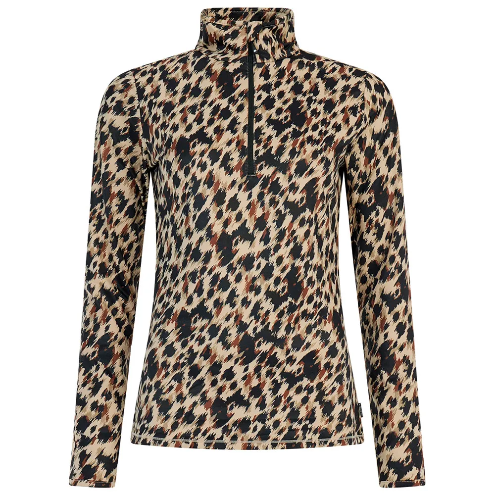 Protest Vessy Fleece Met Halve Rits Beige