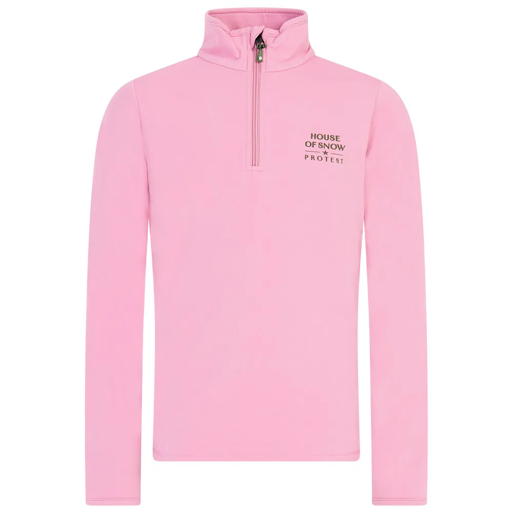 Protest Tricia Fleece Met Halve Rits Roze