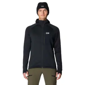 Mountain Hardwear Polartec® Power Grid™ Sweatshirt Met Rits Zwart