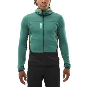 Millet Fusion Grid Sweatshirt Met Rits Zwart