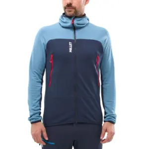 Millet Fusion Grid Sweatshirt Met Rits Blauw