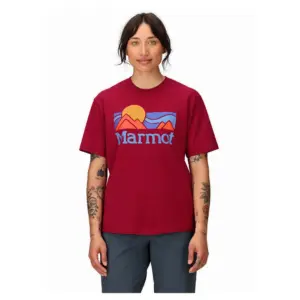 Marmot Coastal T-shirt Met Korte Mouwen Rood