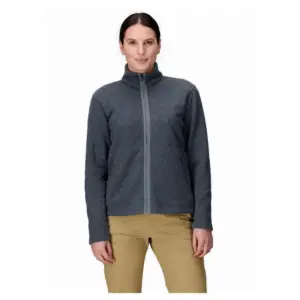 Marmot Drop Line Fleece Met Volledige Rits Steel Onyx Heather