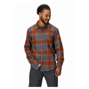 Marmot Stonepeak Lightweight Performance Flannel Overhemd Met Lange Mouwen Pecan