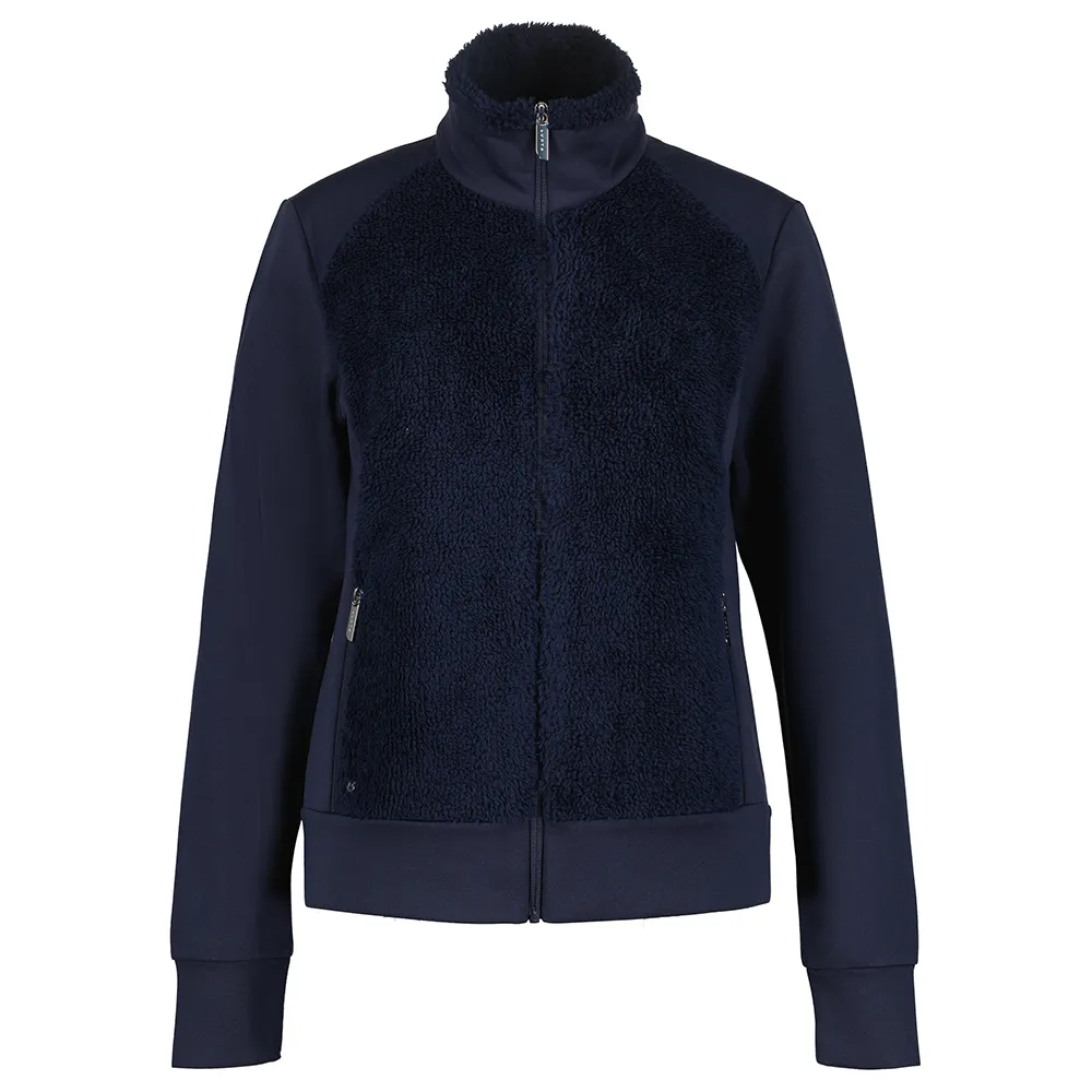 Luhta Eirala L Sweatshirt Met Rits Blauw