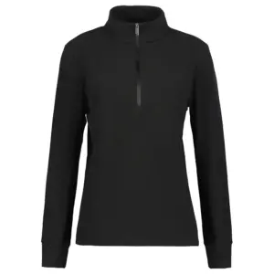 Luhta Kivisalmi L Fleece Met Halve Rits Zwart