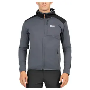 +8000 Mesi Fleece Met Volledige Rits Antraciet