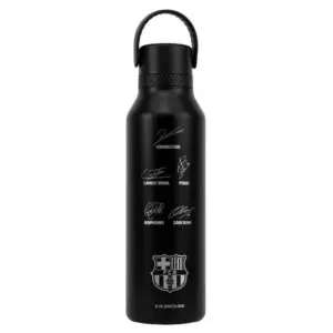 Runbott Fcb Firmas+escudo 600ml Thermosfles Zwart