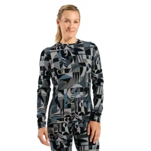 Odlo 112151 Merino Heritage Lange Mouwen Basislaag Zwart