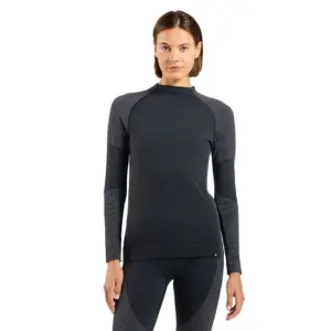 Odlo 112301 Seamless Performance Wool Lange Mouwen Basislaag Zwart