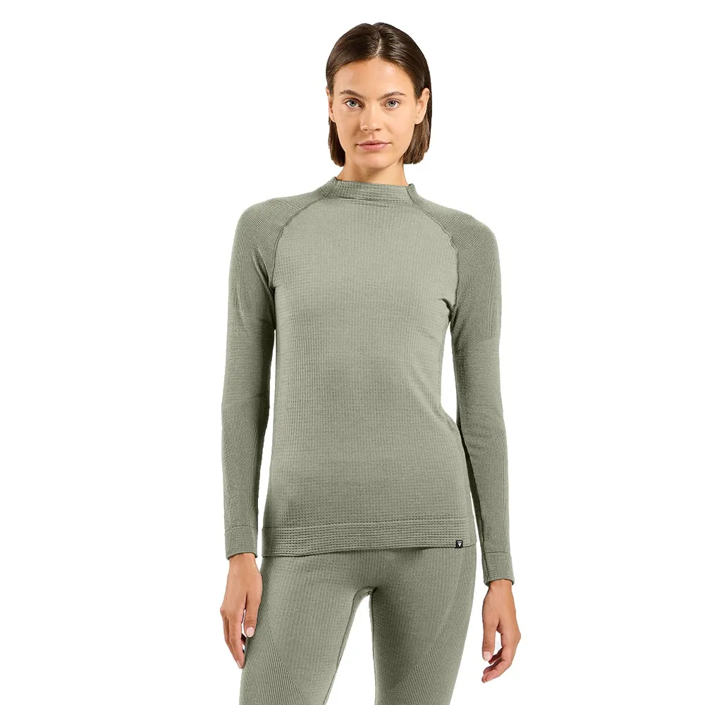 Odlo 112301 Seamless Performance Wool Lange Mouwen Basislaag Shadow