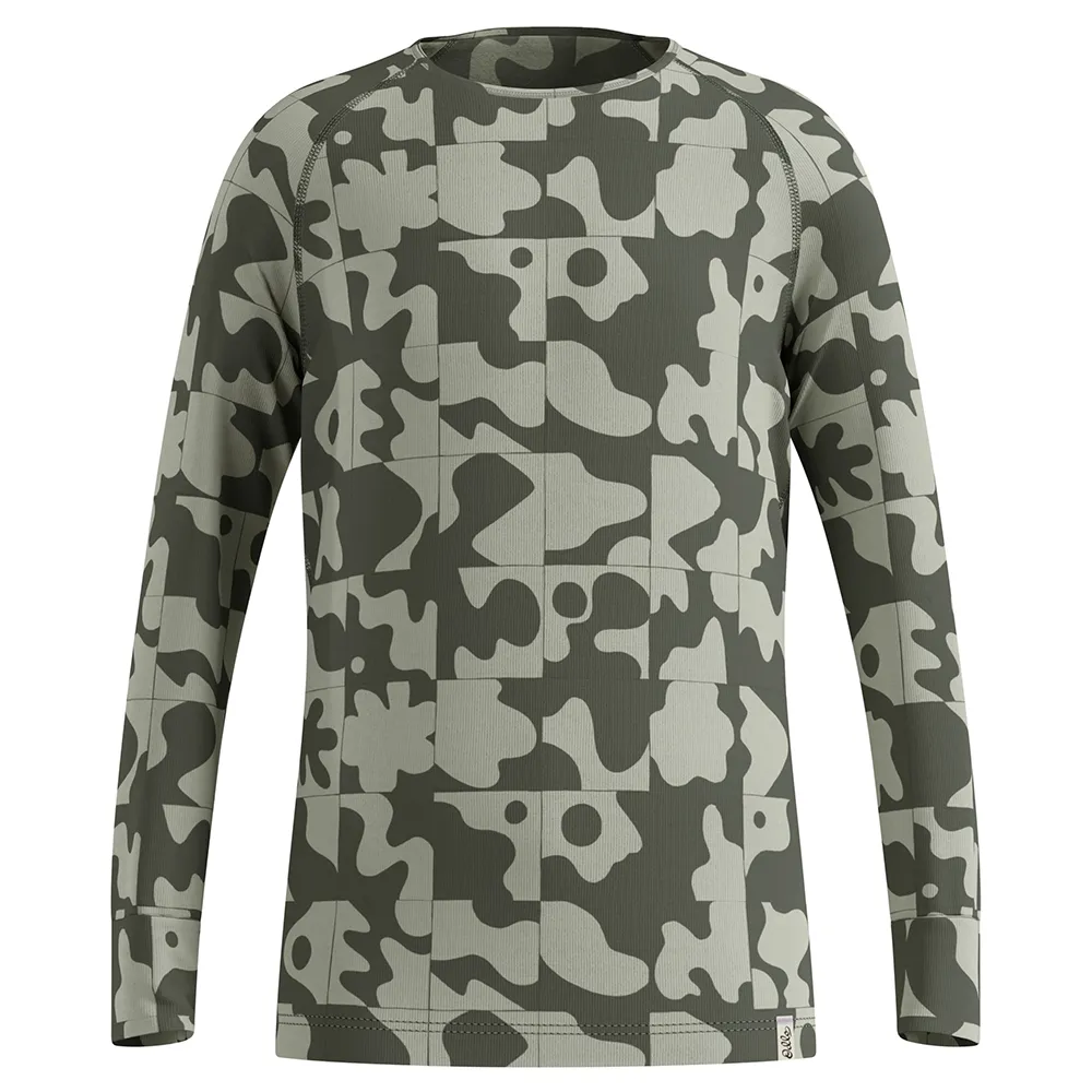 Odlo Active Warm Graphic Lange Mouwen Basislaag Shadow