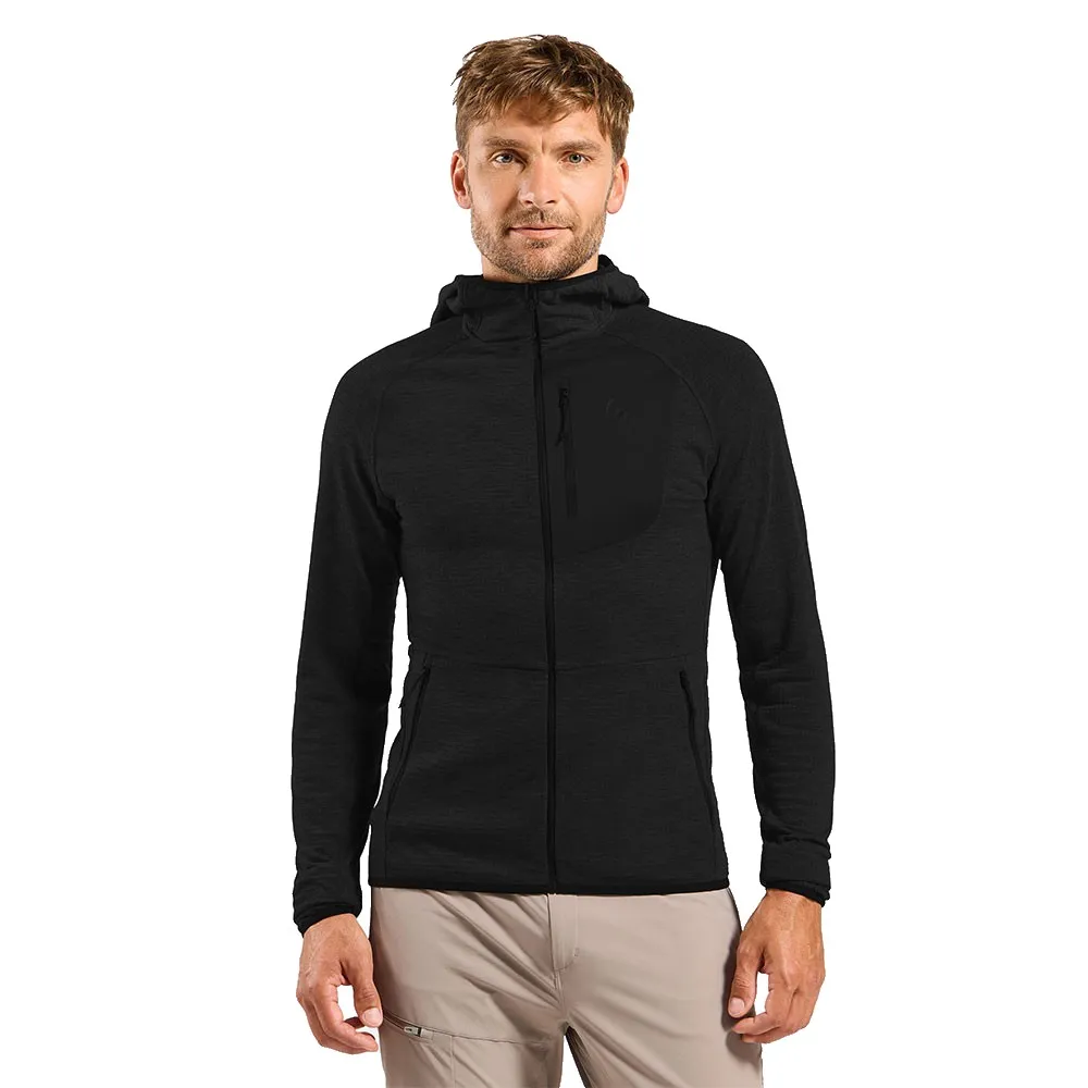 Odlo Ascent Sweatshirt Met Rits Zwart