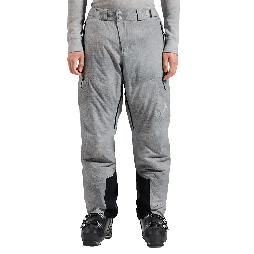 Odlo Descent Pow Insulated Broek Zilver