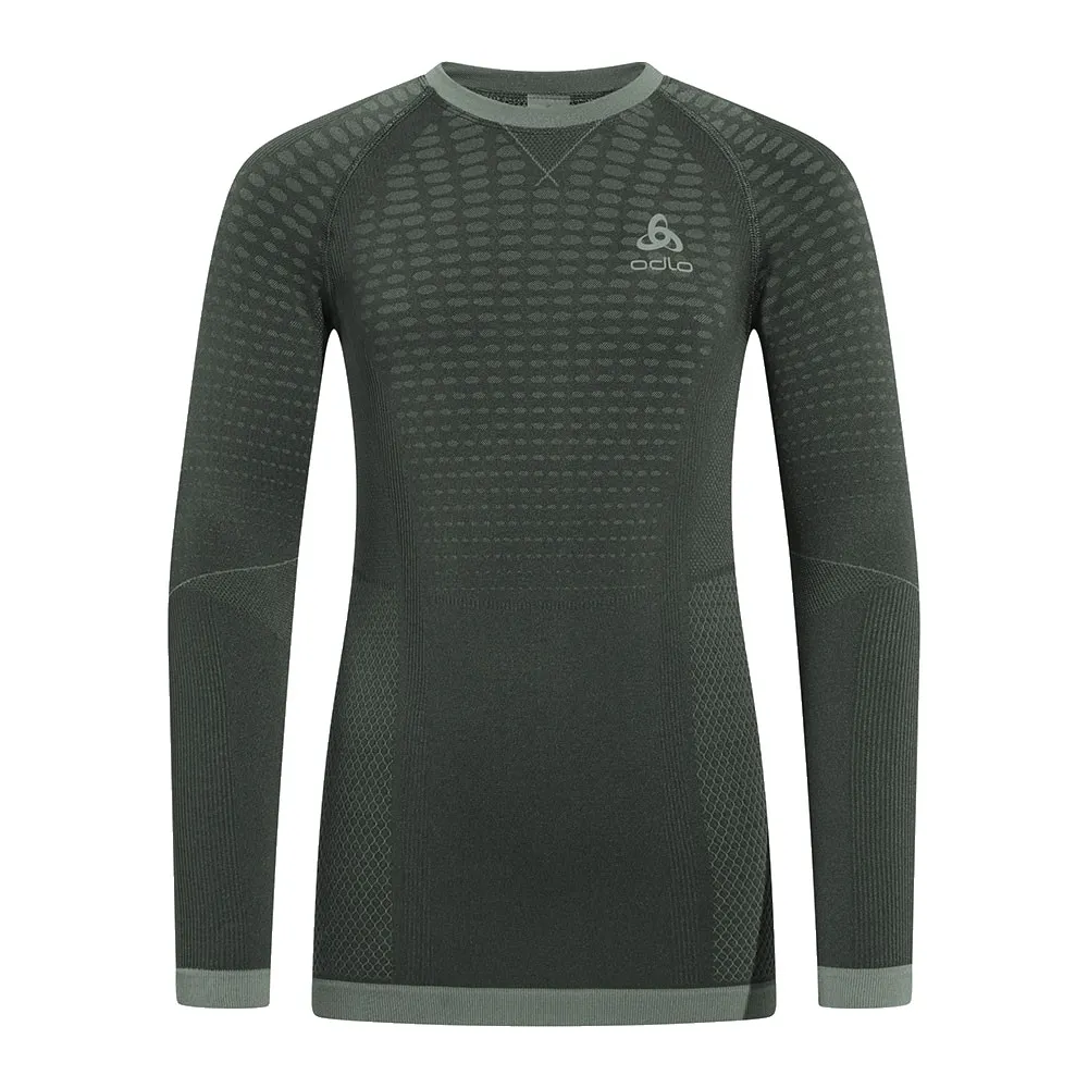 Odlo Evolution Warm Crew Lange Mouwen Basislaag Urban Chic / Shadow