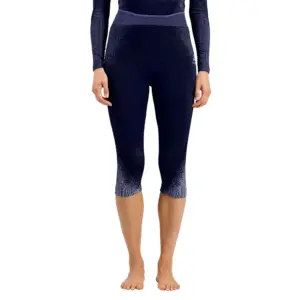 Odlo Performance Warm Blackcomb 3/4 Basislaag Broek Blauw