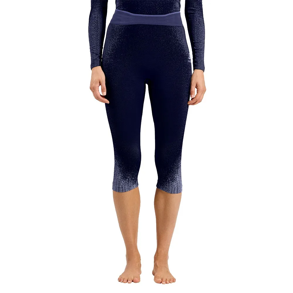 Odlo Performance Warm Blackcomb 3/4 Basislaag Broek Blauw