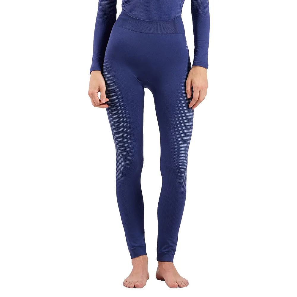 Odlo Performance Warm Eco Basislaagbroek Blauw