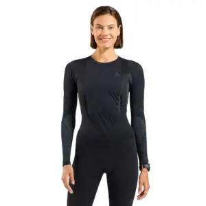 Odlo Performance Windshield Crew Lange Mouwen Basislaag Zwart