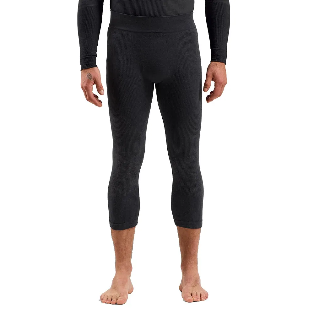 Odlo Seamless Performance Wool 3/4 Basislaag Broek Zwart