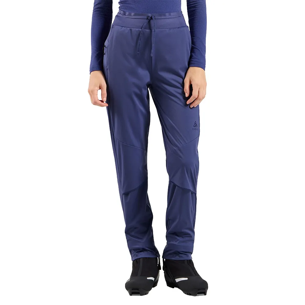 Odlo Zeroweight Pro Windproof Warm Broek Blauw