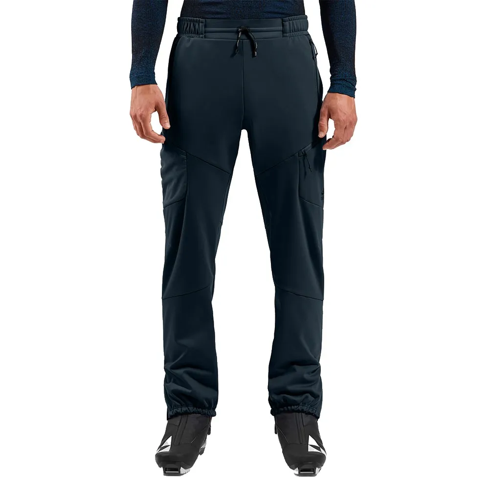 Odlo Zeroweight Windproof Warm Broek Dark Sapphire