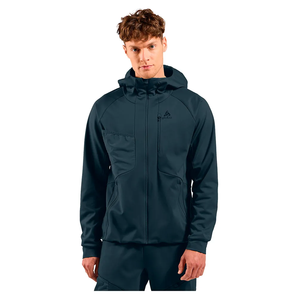 Odlo Zeroweight Windproof X Warm Jas Dark Sapphire