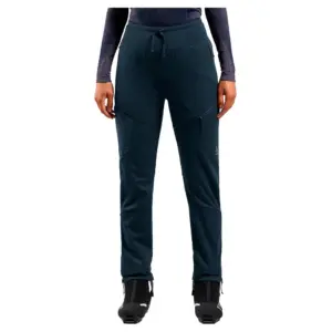 Odlo Zeroweight Windproof X Warm Broek Dark Sapphire