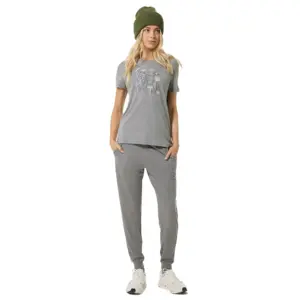Super.natural Rock Flowers T-shirt Met Korte Mouwen Grijs