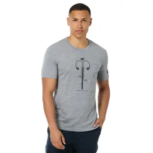 Super.natural Vintage Bike T-shirt Met Korte Mouwen Grijs