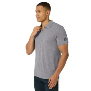 Super.natural Zip Korte Mouw Poloshirt Grijs