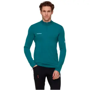 Mammut Aenergy Sweatshirt Met Halve Rits Turquoise