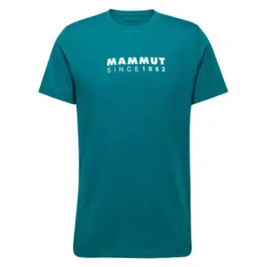 Mammut Core Logo T-shirt Met Korte Mouwen Turquoise