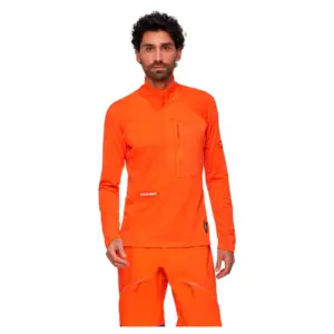 Mammut Eiger Nordwand Advanced Fl Sweatshirt Met Halve Rits Oranje