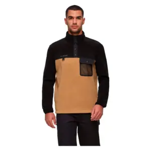 Mammut Hybrid Pull Fleece Zwart