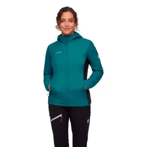 Mammut Rime Air Insulated Hybrid Jas Turquoise