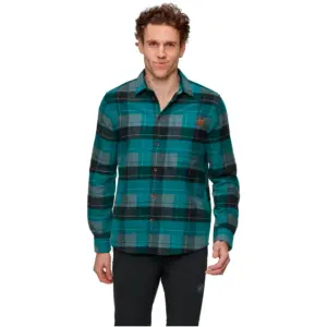 Mammut Trovat Overhemd Met Lange Mouwen Turquoise