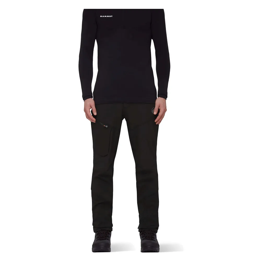 Mammut Zinal Guide Softshell Hybrid Broek Zwart