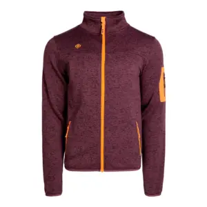 Izas Novi V3 Fleece Met Volledige Rits Wine