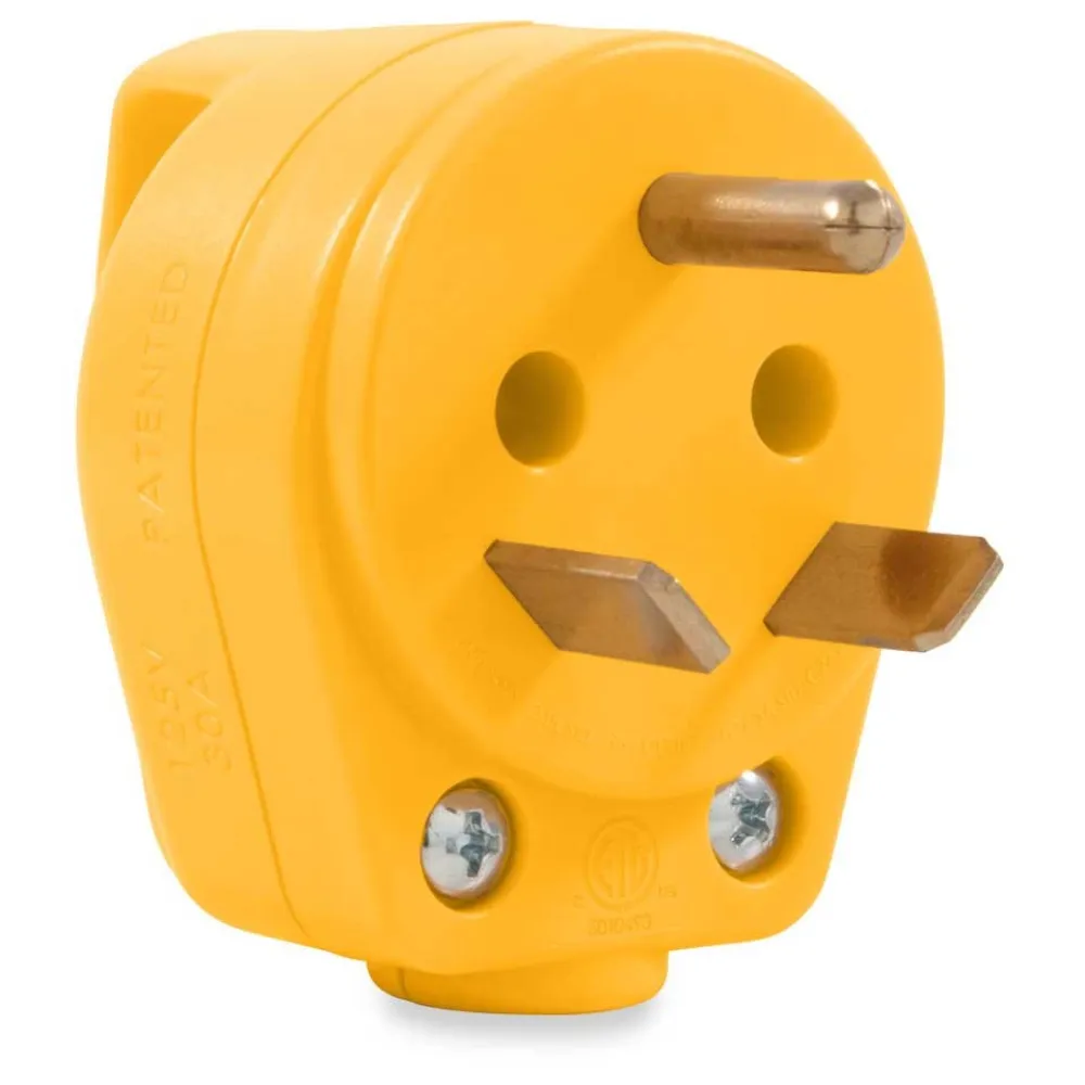 Camco Mini-adapter 30a Geel