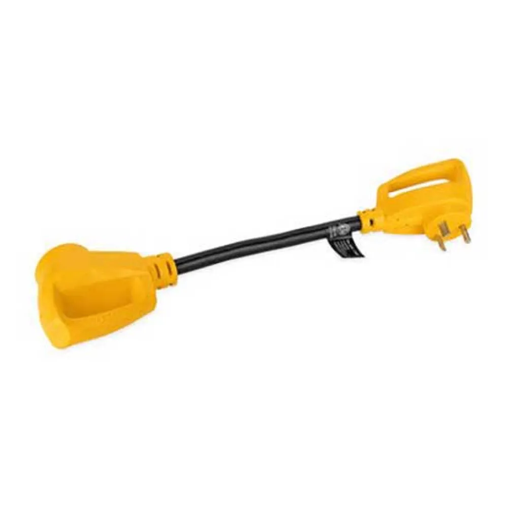 Camco Powergrip Dogbone Stekkeradapter Zwart